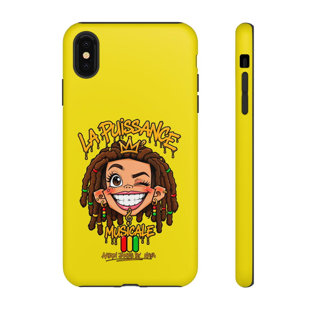Coque Rasta Queen – Jaune | La Puissance Musicale