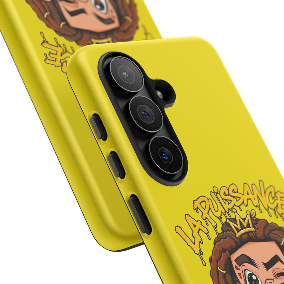 Coque Samsung Rasta King – Jaune | La Puissance Musicale