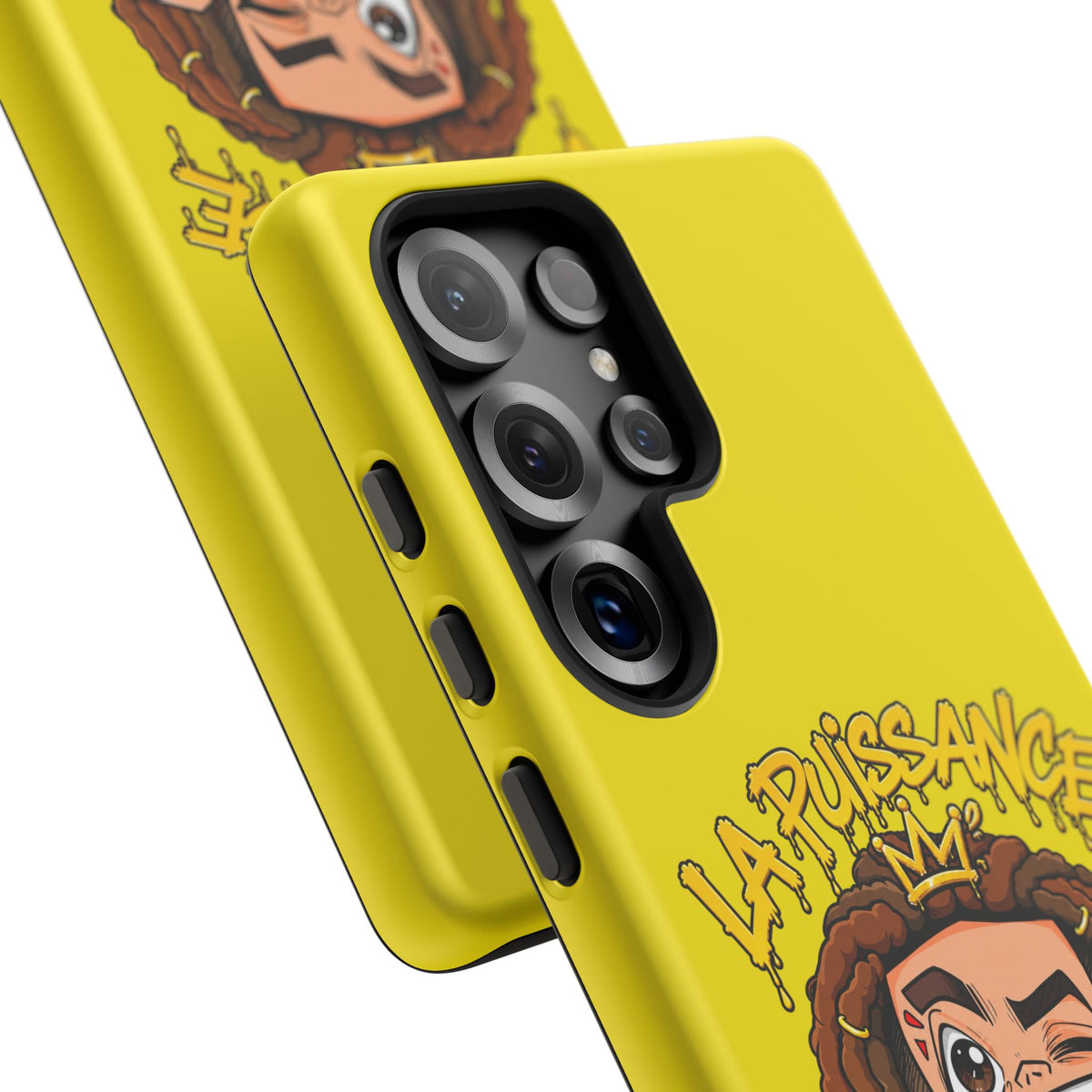 Coque Samsung Rasta King – Jaune | La Puissance Musicale