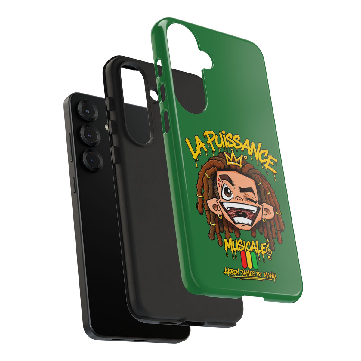 Coque Samsung Rasta King – Vert | La Puissance Musicale