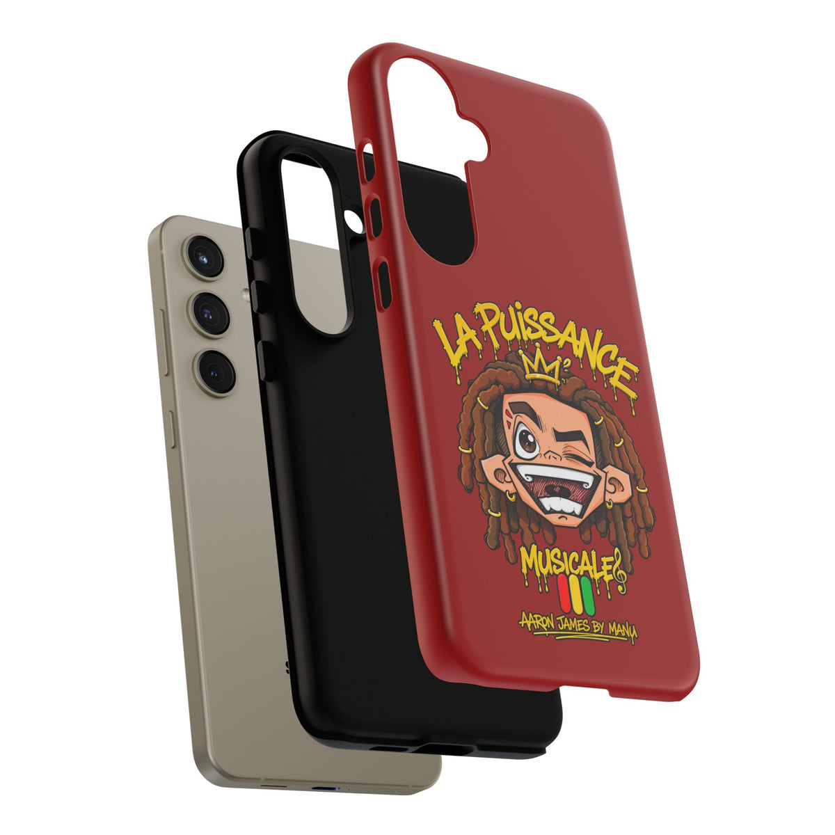 Coque Samsung Rasta King – Rouge | La Puissance Musicale