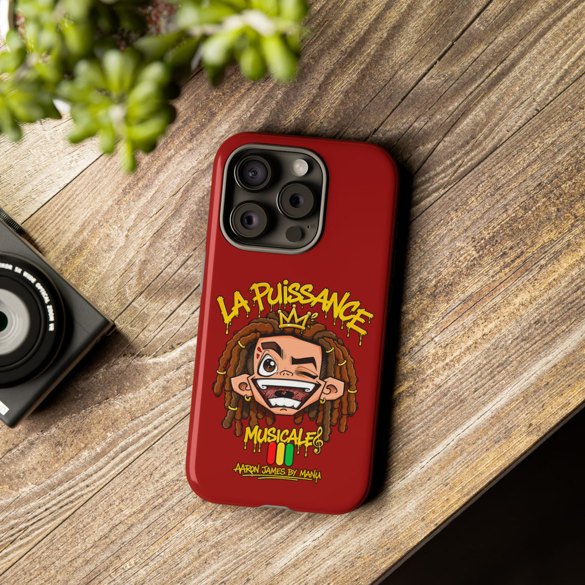 Coque Rasta King – Rouge | La Puissance Musicale