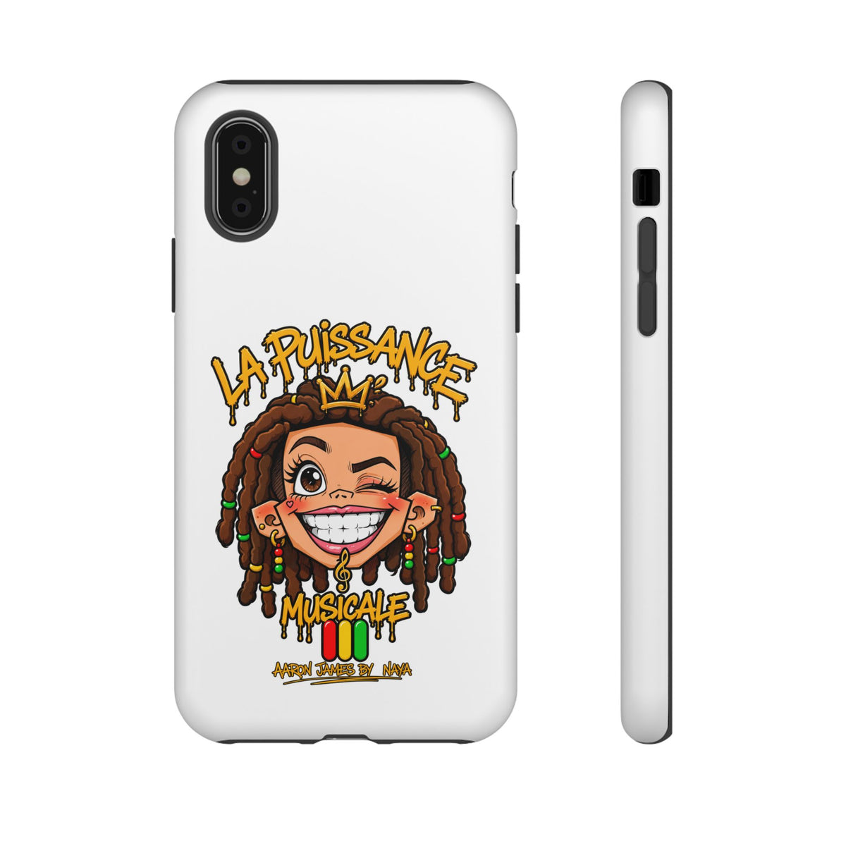 Coque Rasta Queen – Blanc | La Puissance Musicale