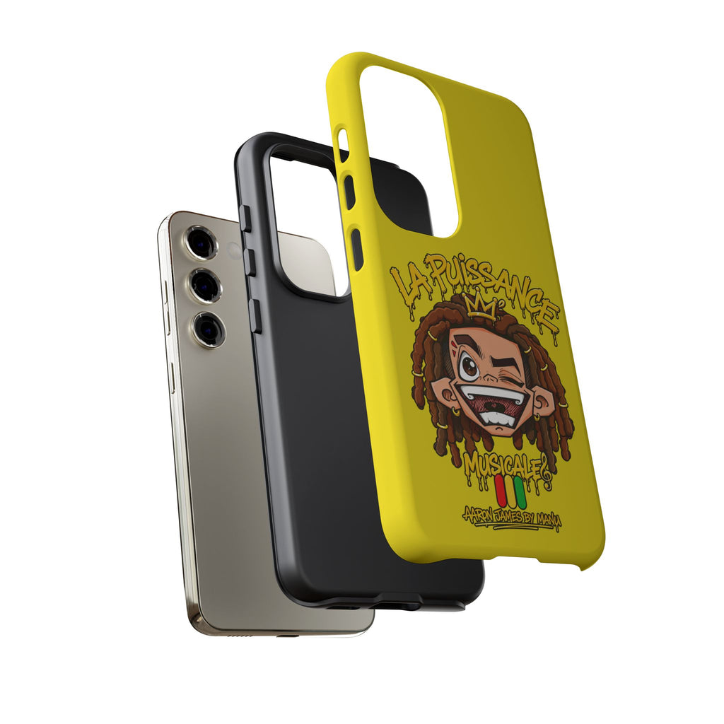 Coque Samsung Rasta King – Jaune | La Puissance Musicale