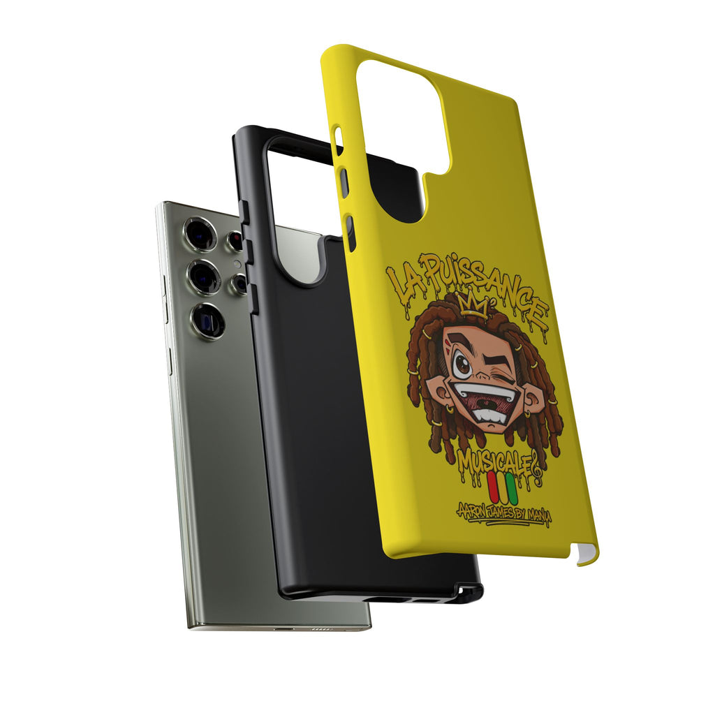 Coque Samsung Rasta King – Jaune | La Puissance Musicale