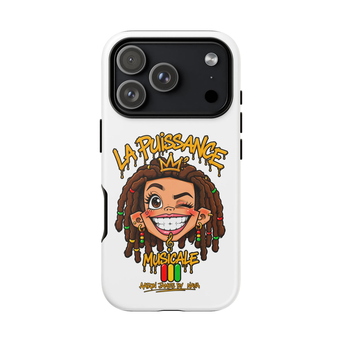 Coque Rasta Queen – Blanc | La Puissance Musicale