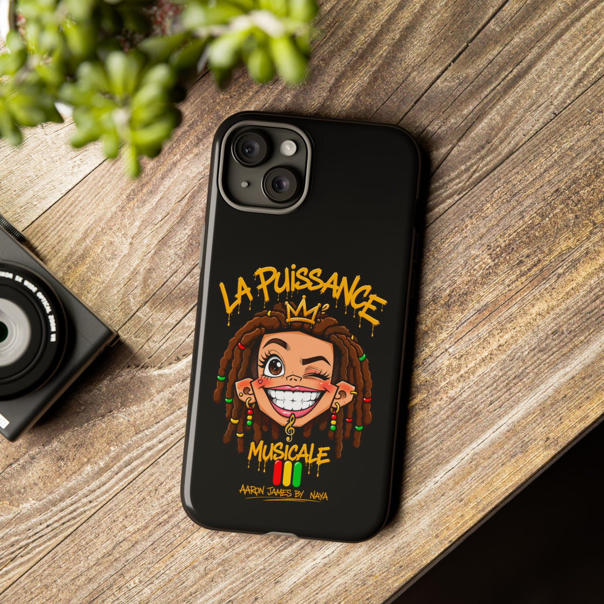 Coque Rasta Queen – Noir | La Puissance Musicale