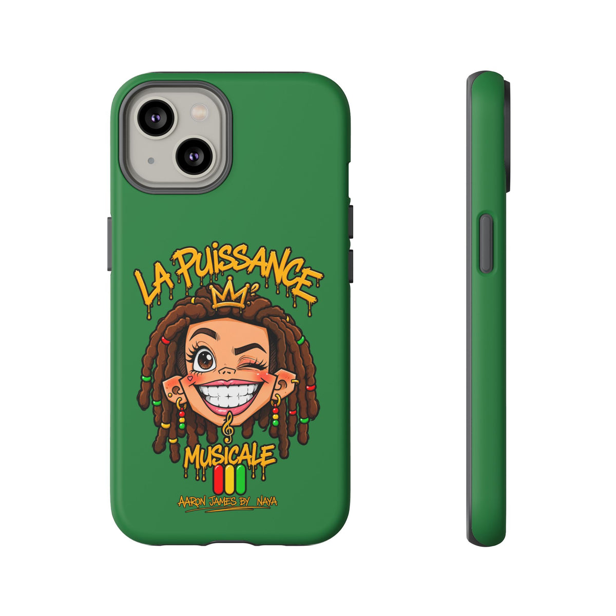 Coque Rasta Queen – Vert | La Puissance Musicale