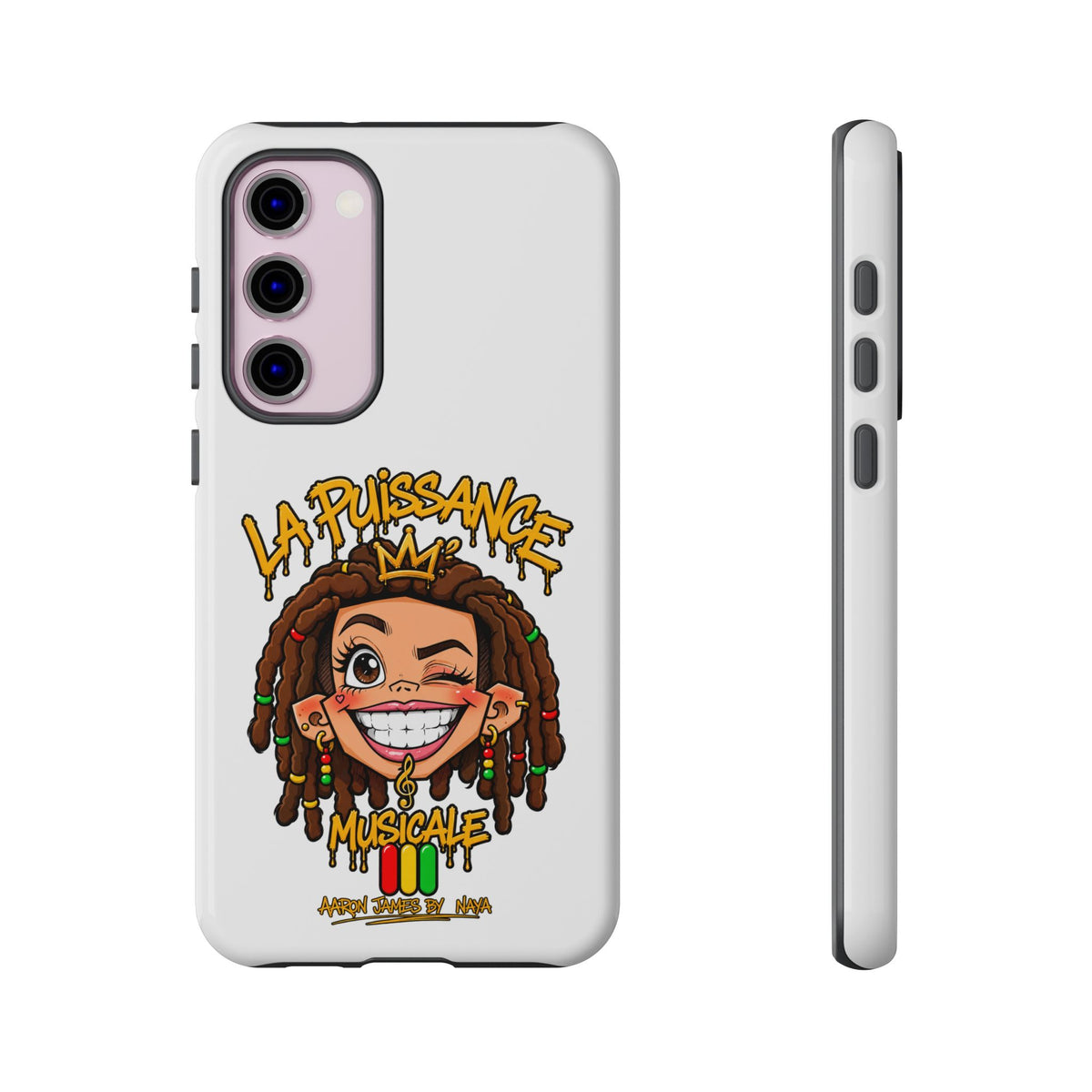 Coque Samsung Rasta Queen – Blanc | La Puissance Musicale – vue 25