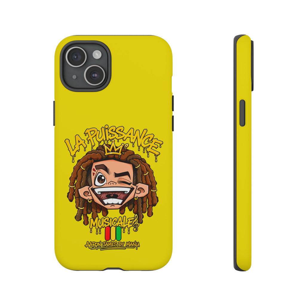 Coque Rasta King – Jaune | La Puissance Musicale