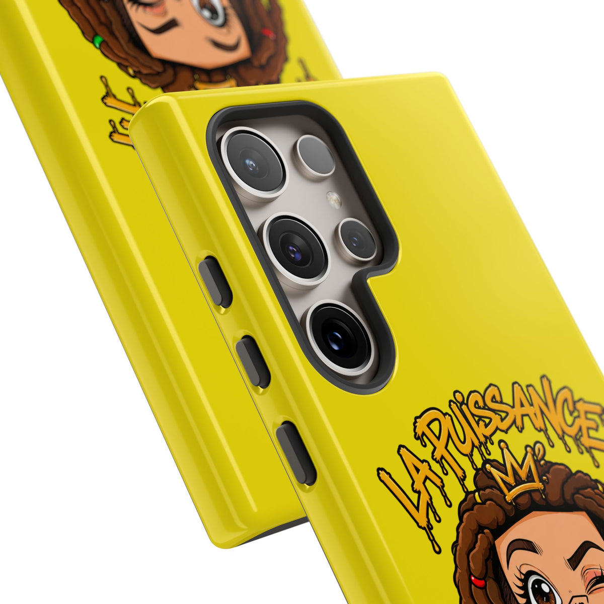 Coque Samsung Rasta Queen – Jaune | La Puissance Musicale