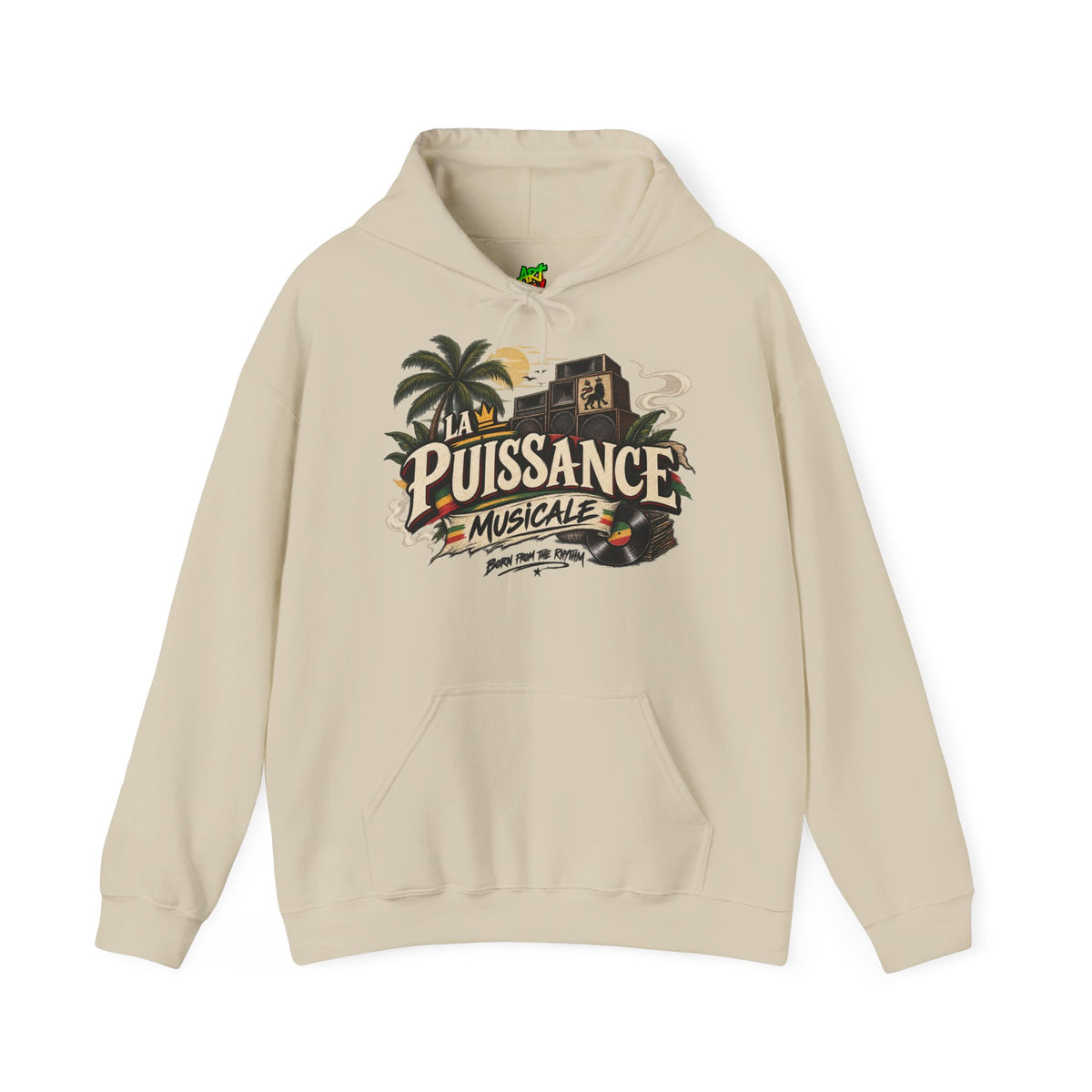 La Puissance Musicale Vintage Hoodie