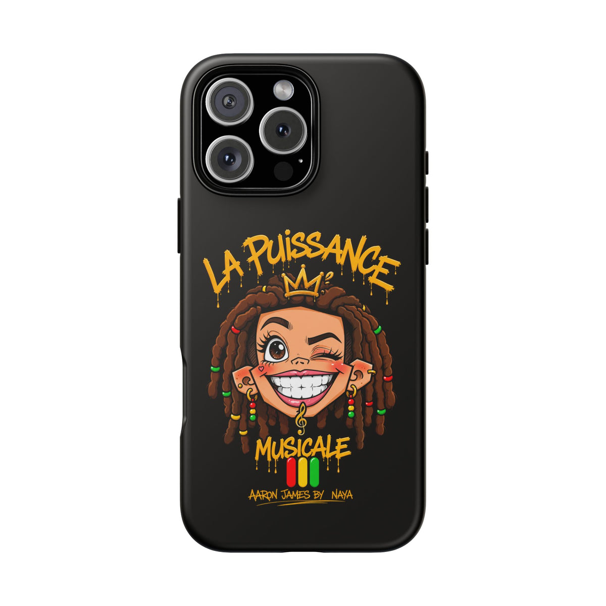 Coque Rasta Queen – Noir | La Puissance Musicale