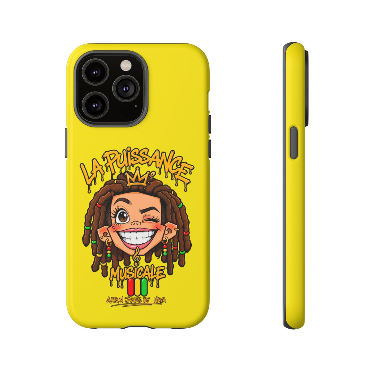 Coque Rasta Queen – Jaune | La Puissance Musicale