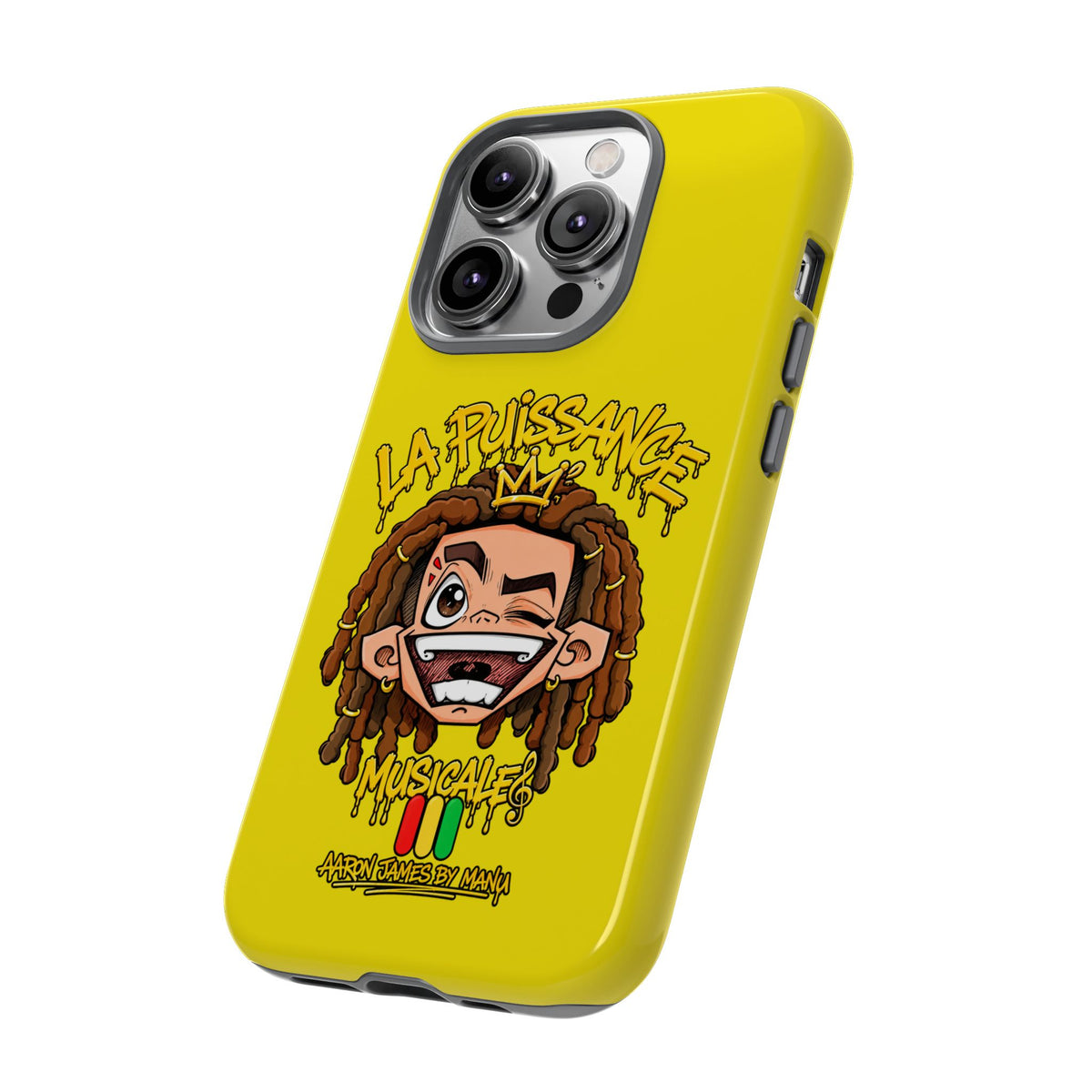 Coque Rasta King – Jaune | La Puissance Musicale