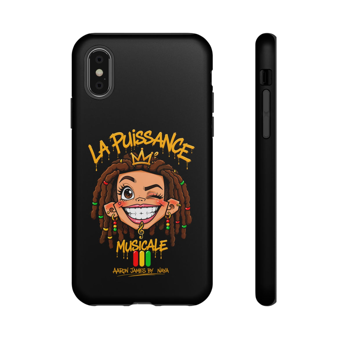 Coque Rasta Queen – Noir | La Puissance Musicale