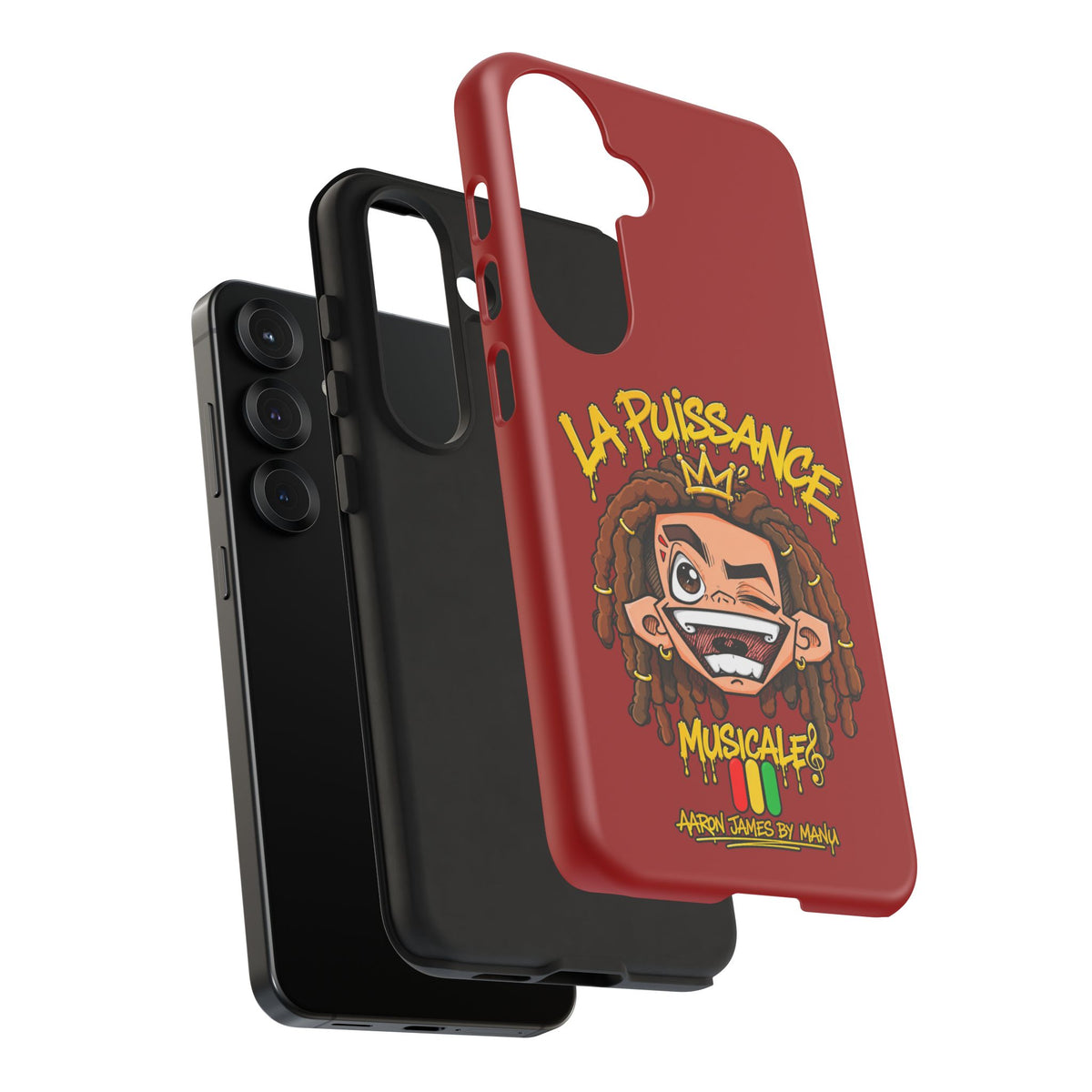 Coque Samsung Rasta King – Rouge | La Puissance Musicale