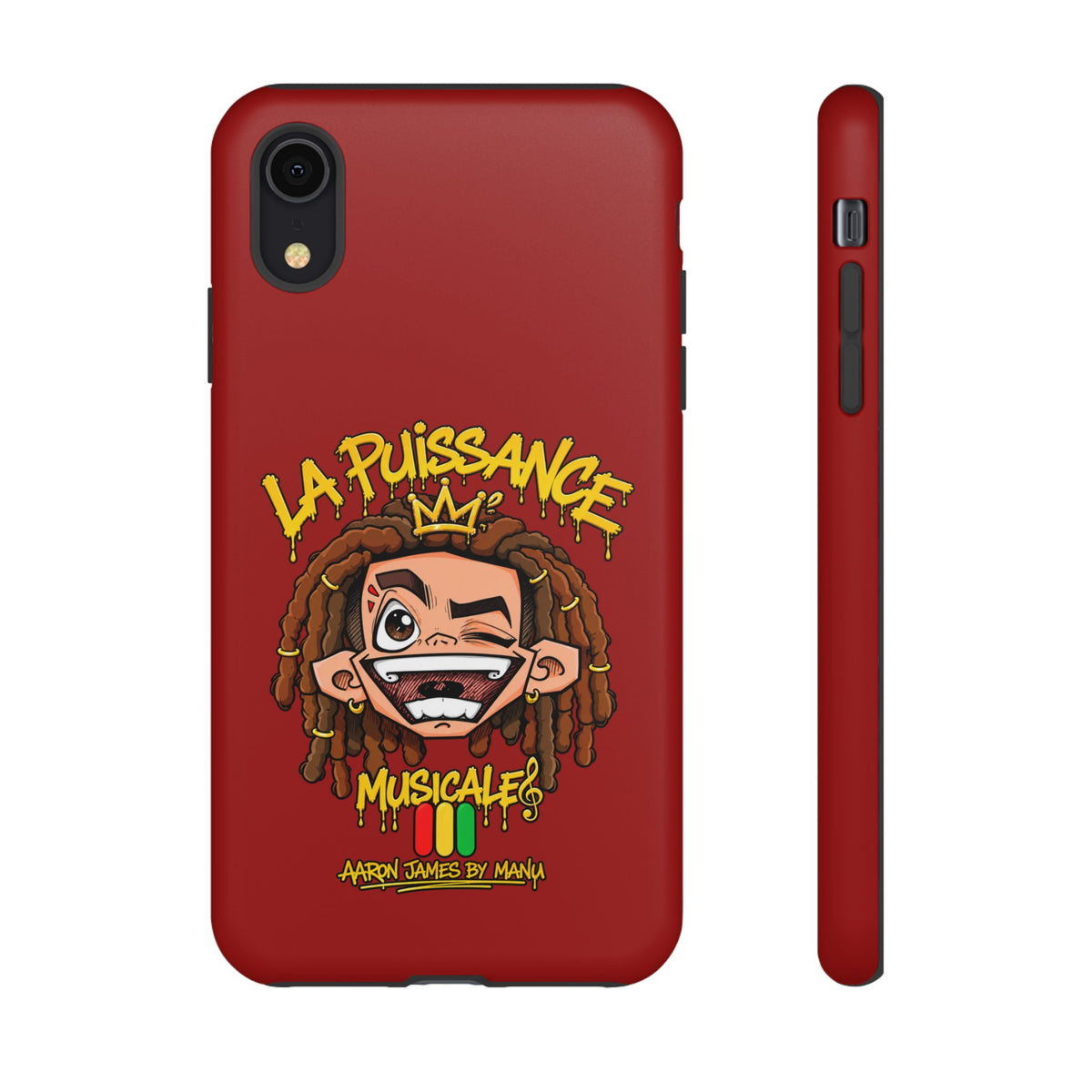 Coque Rasta King – Rouge | La Puissance Musicale