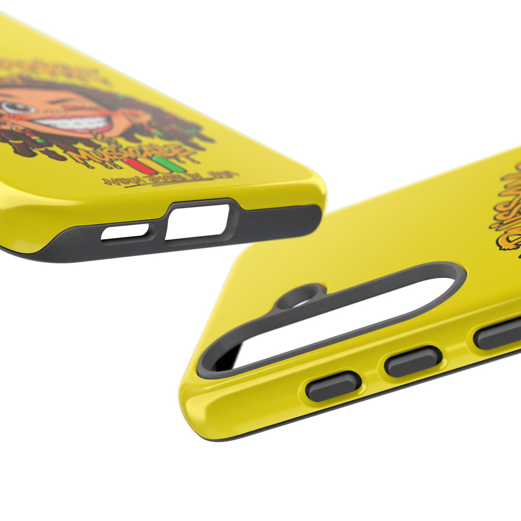 Coque Samsung Rasta Queen – Jaune | La Puissance Musicale