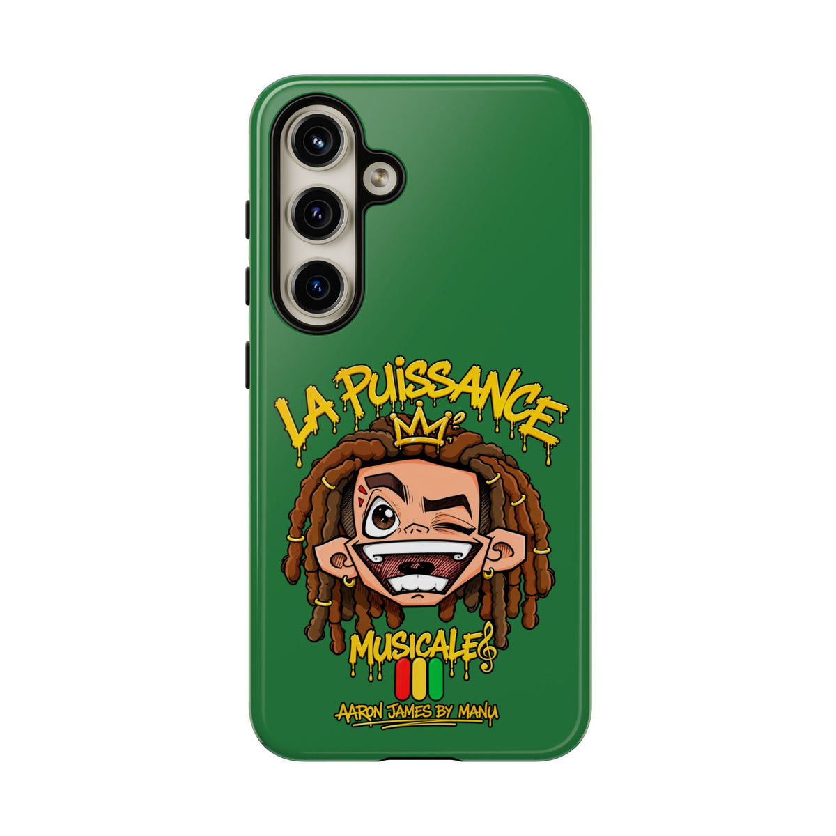 Coque Samsung Rasta King – Vert | La Puissance Musicale – vue 29