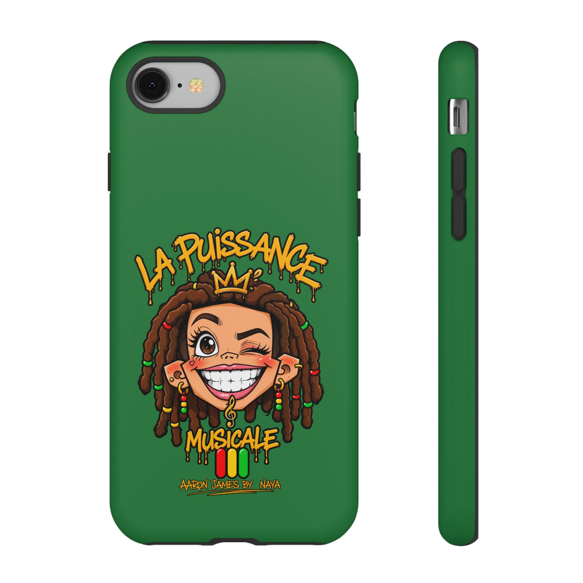 Coque Rasta Queen – Vert | La Puissance Musicale