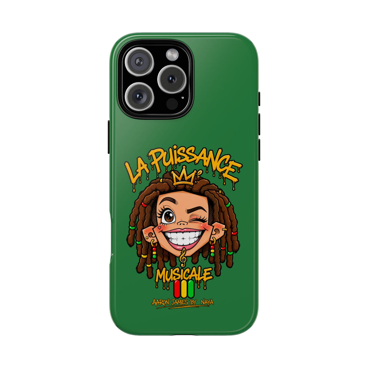 Coque Rasta Queen – Vert | La Puissance Musicale