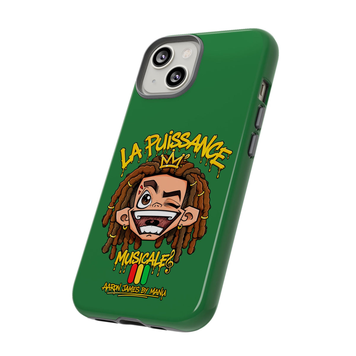 Coque Rasta King – Vert | La Puissance Musicale