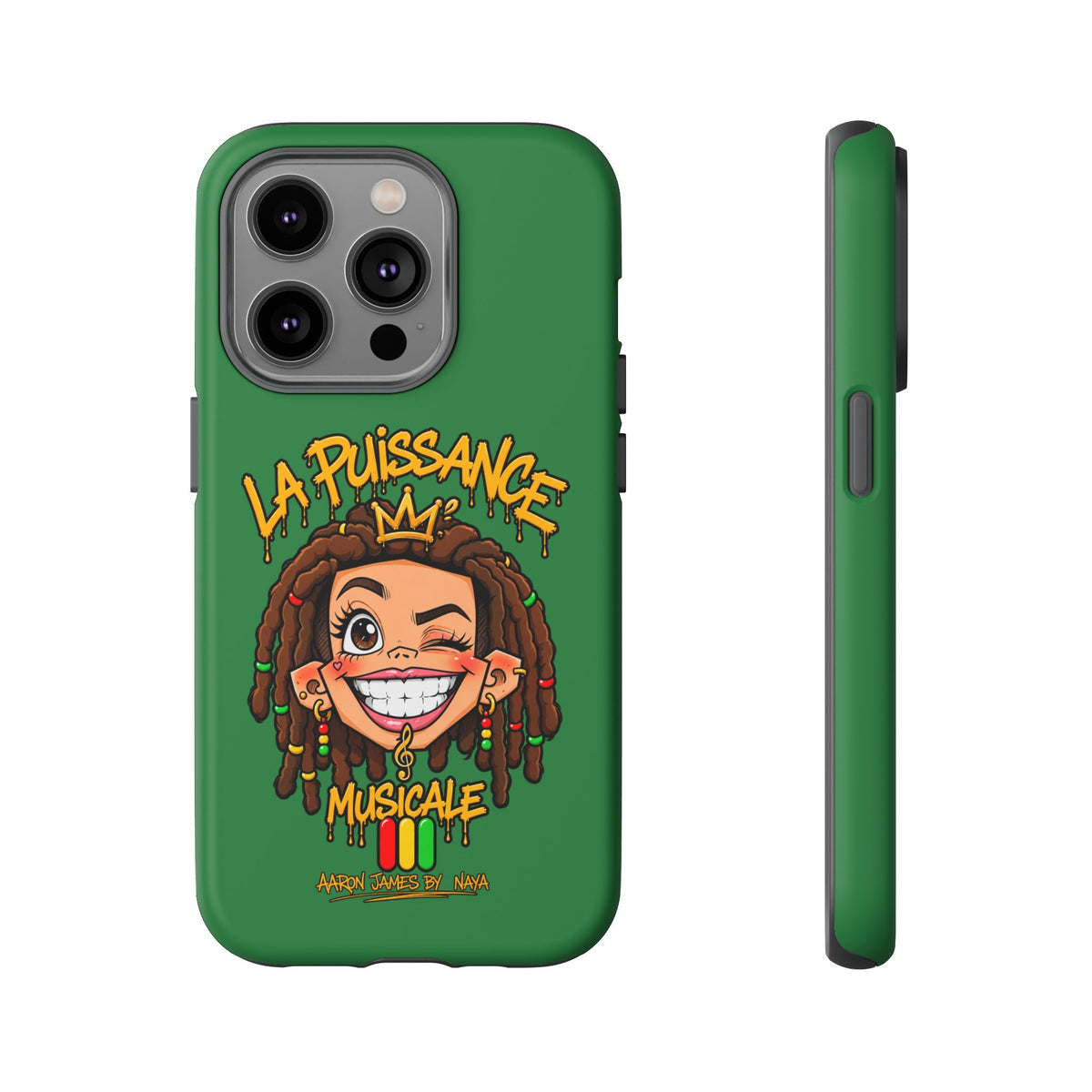 Coque Rasta Queen – Vert | La Puissance Musicale