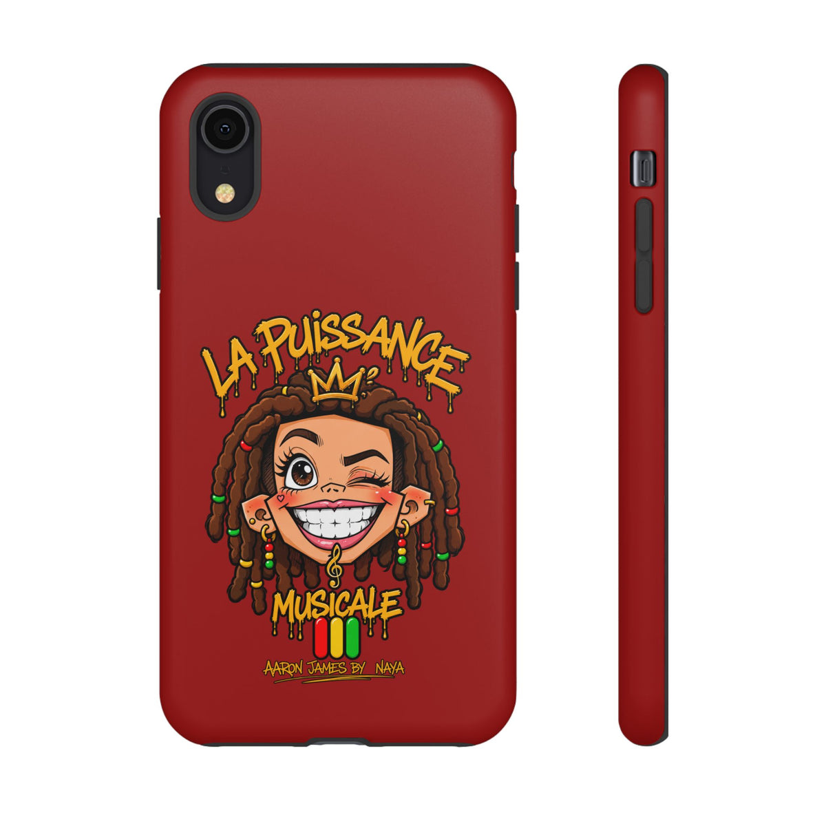 Coque Rasta Queen – Rouge | La Puissance Musicale