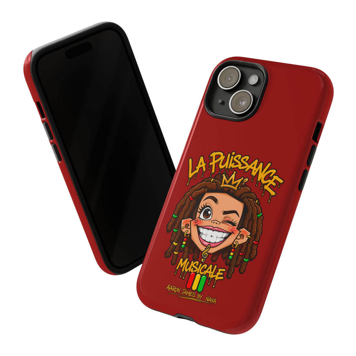 Coque Rasta Queen – Rouge | La Puissance Musicale