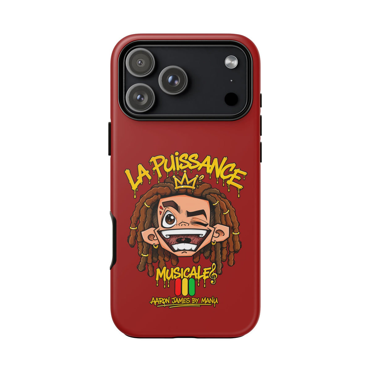 Coque Rasta King – Rouge | La Puissance Musicale
