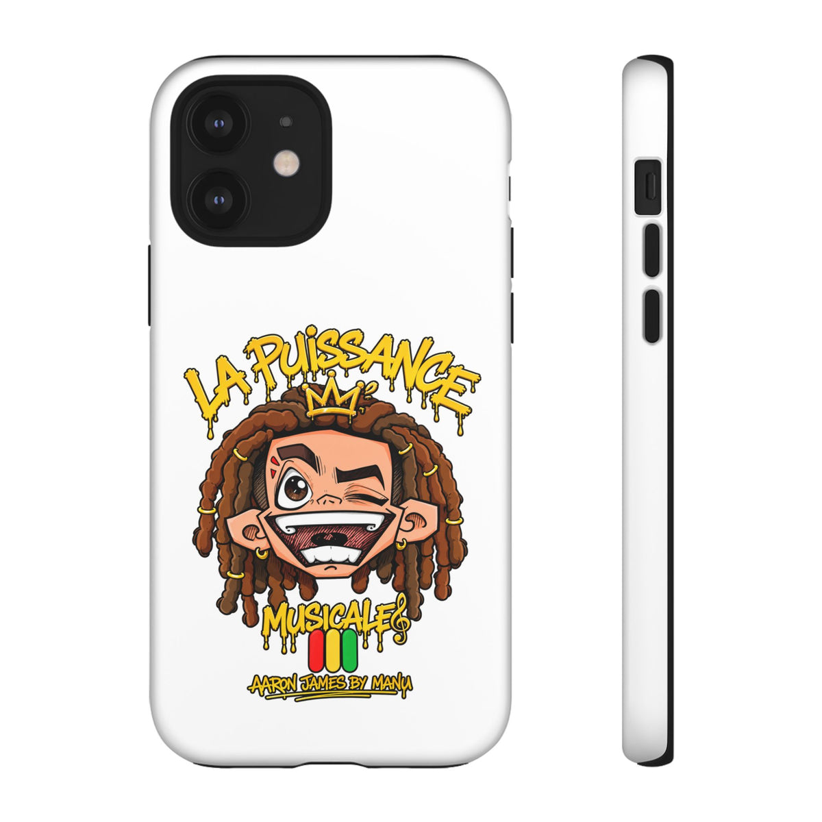 Coque Rasta King – Blanc | La Puissance Musicale