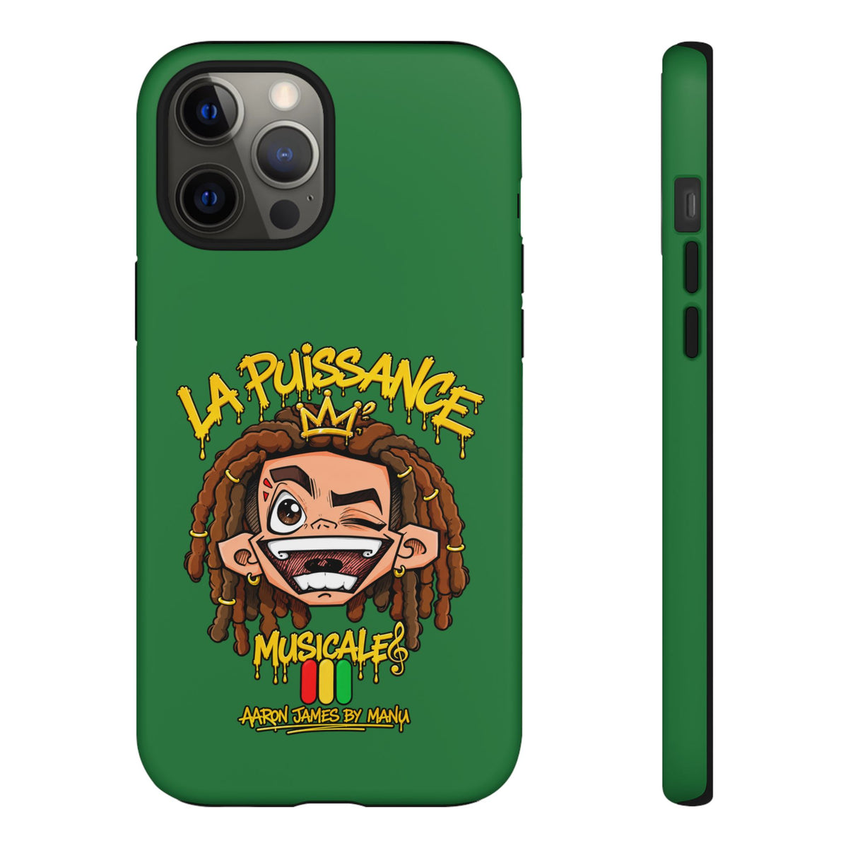 Coque Rasta King – Vert | La Puissance Musicale