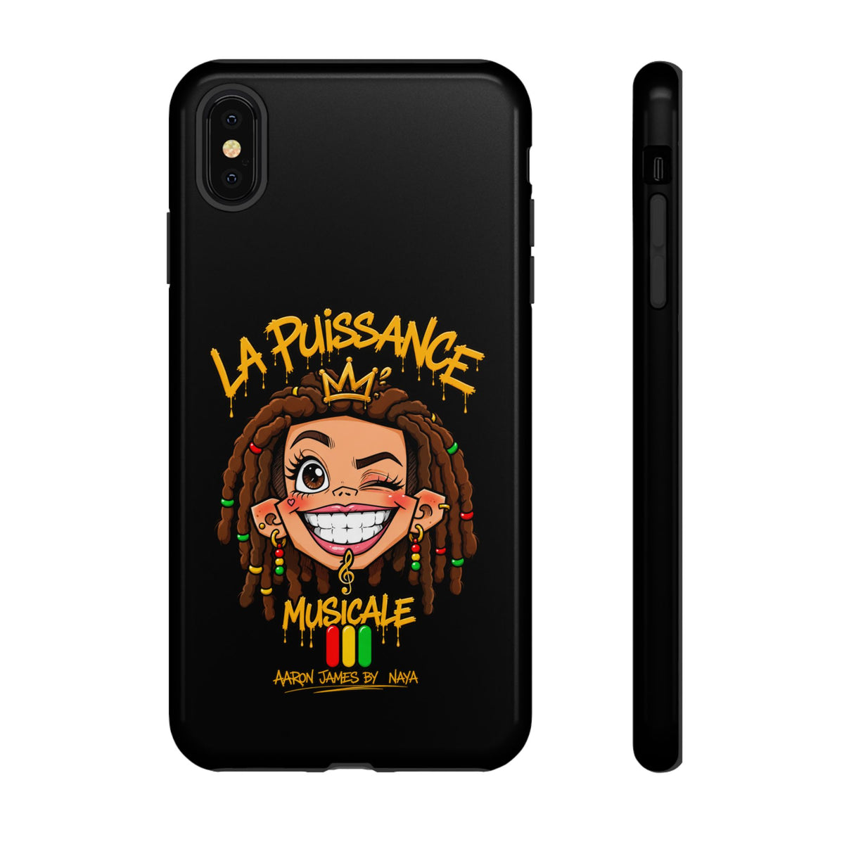 Coque Rasta Queen – Noir | La Puissance Musicale