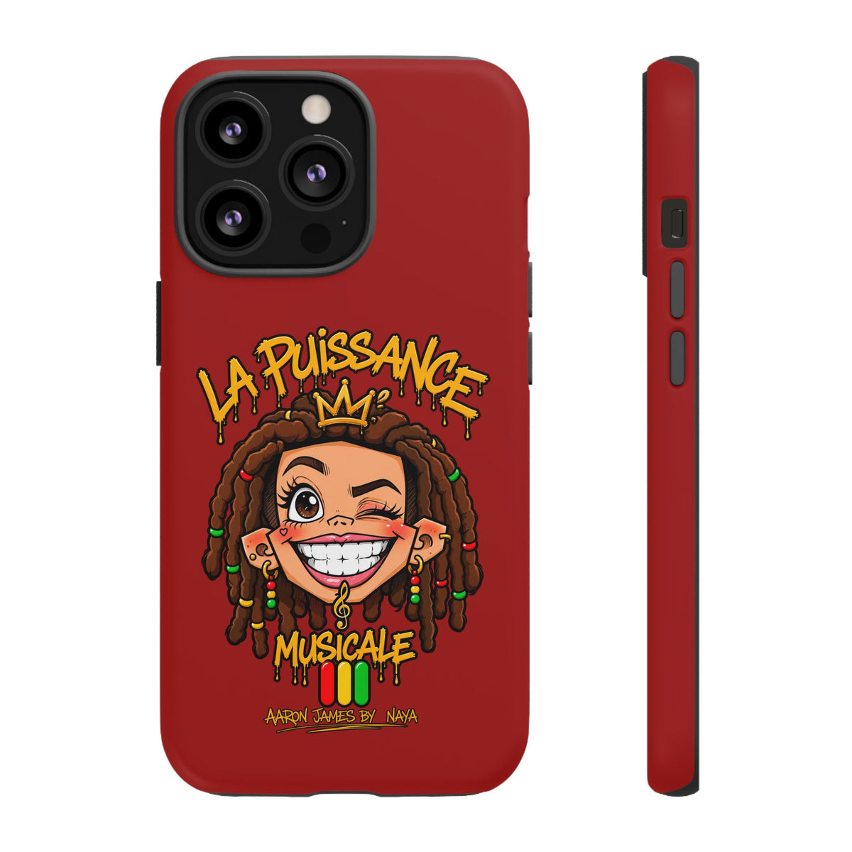 Coque Rasta Queen – Rouge | La Puissance Musicale