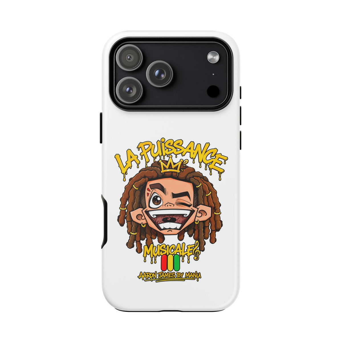 Coque Rasta King – Blanc | La Puissance Musicale
