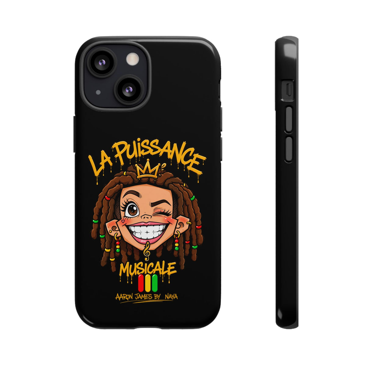 Coque Rasta Queen – Noir | La Puissance Musicale