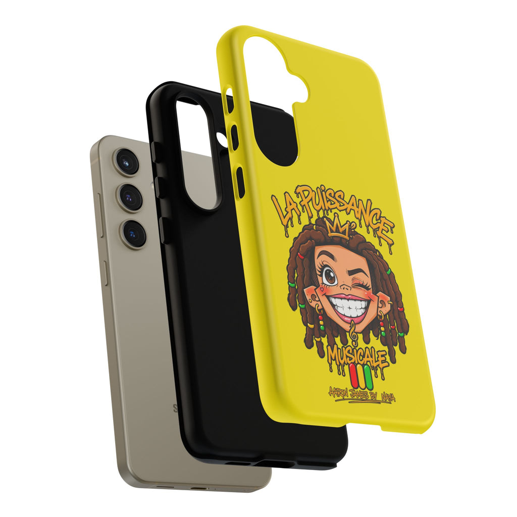 Coque Samsung Rasta Queen – Jaune | La Puissance Musicale