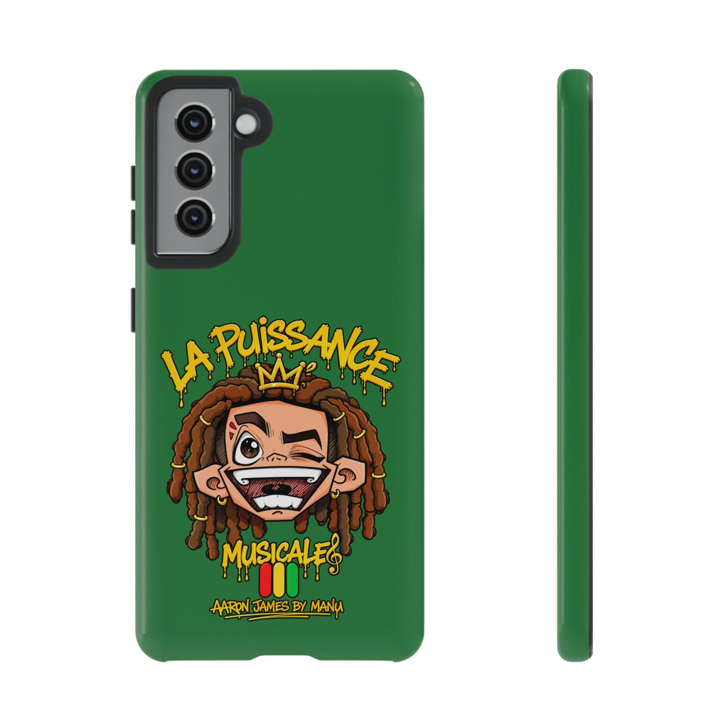 Coque Samsung Rasta King – Vert | La Puissance Musicale – vue 7