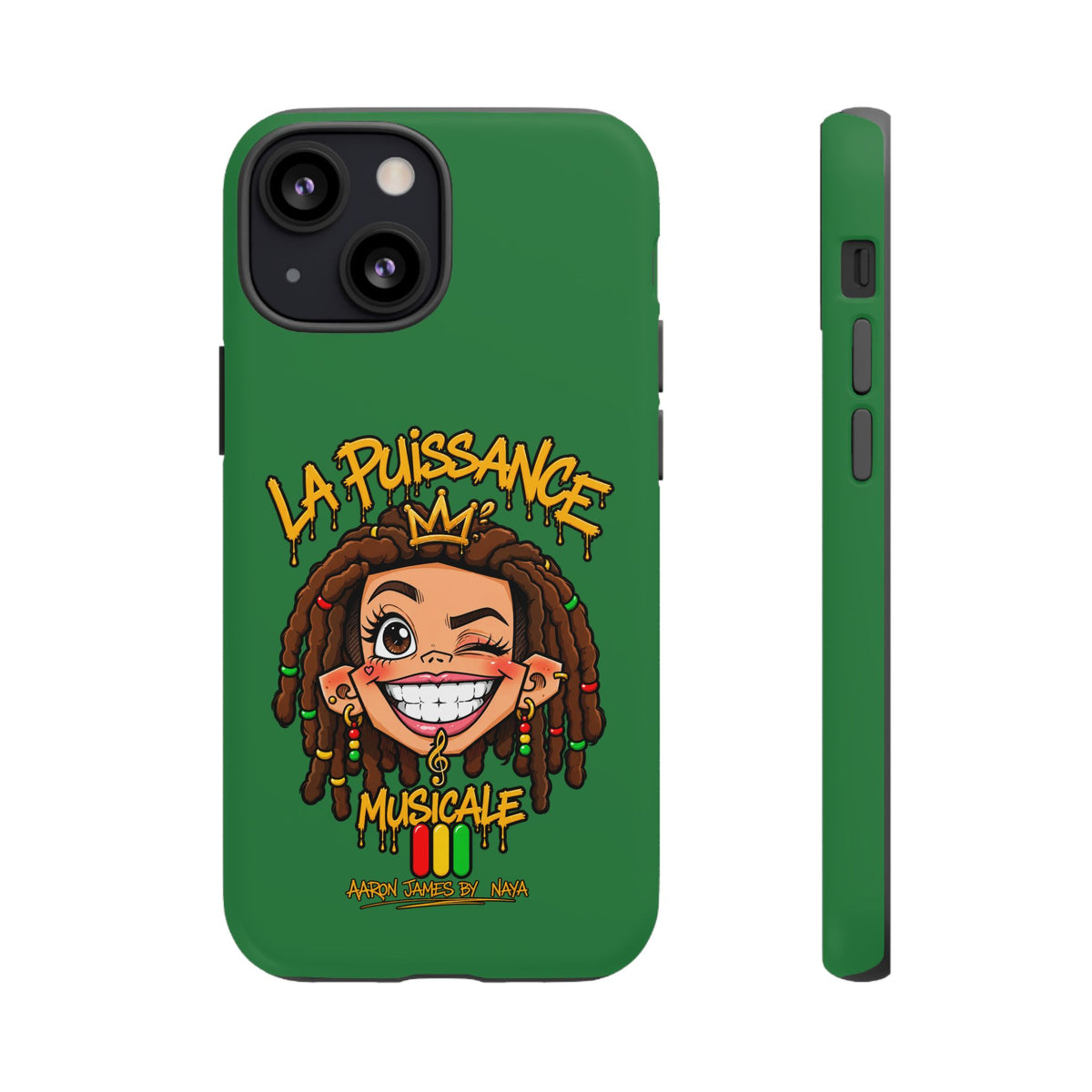 Coque Rasta Queen – Vert | La Puissance Musicale