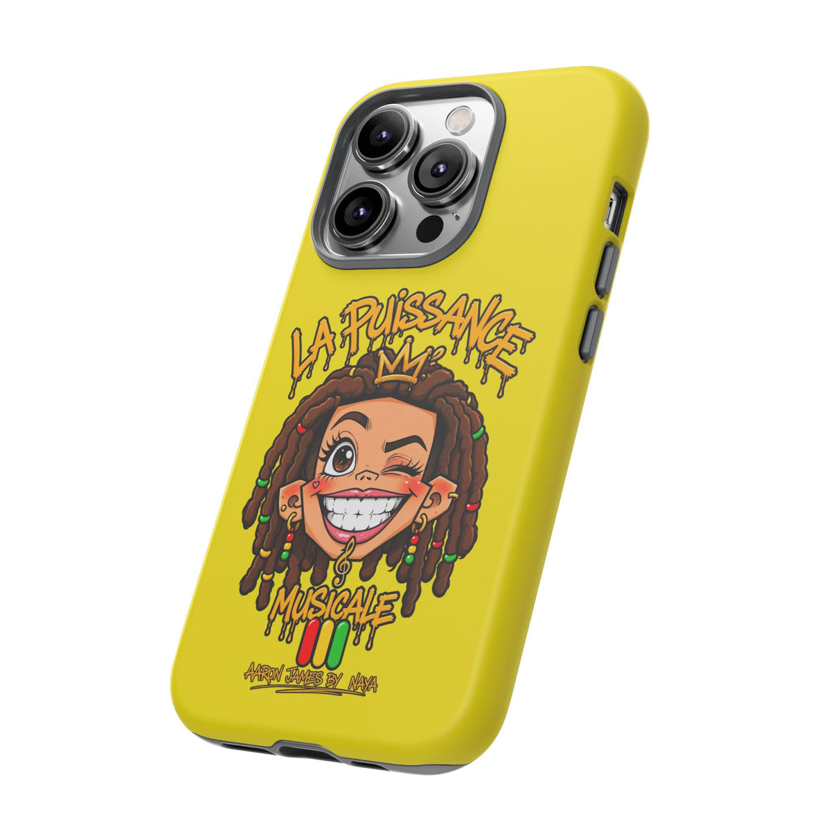 Coque Rasta Queen – Jaune | La Puissance Musicale