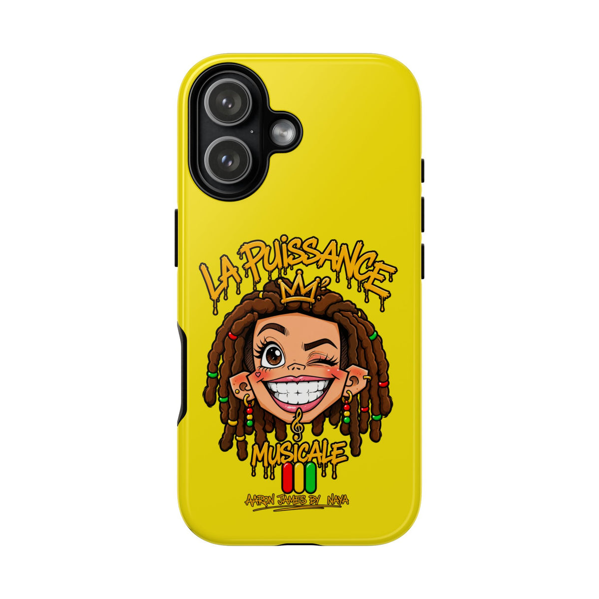 Coque Rasta Queen – Jaune | La Puissance Musicale
