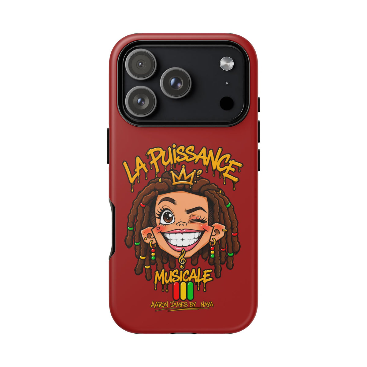 Coque Rasta Queen – Rouge | La Puissance Musicale