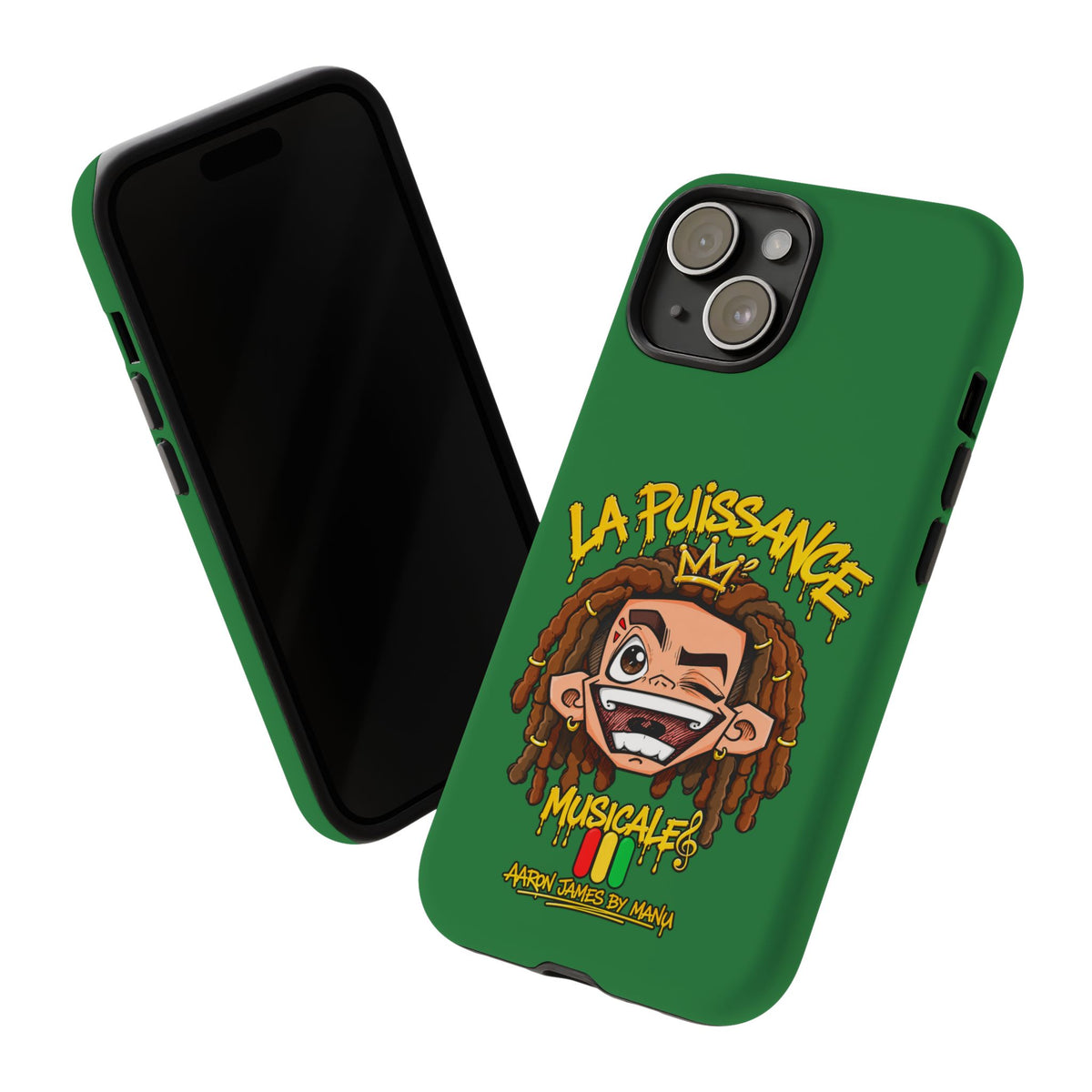 Coque Rasta King – Vert | La Puissance Musicale