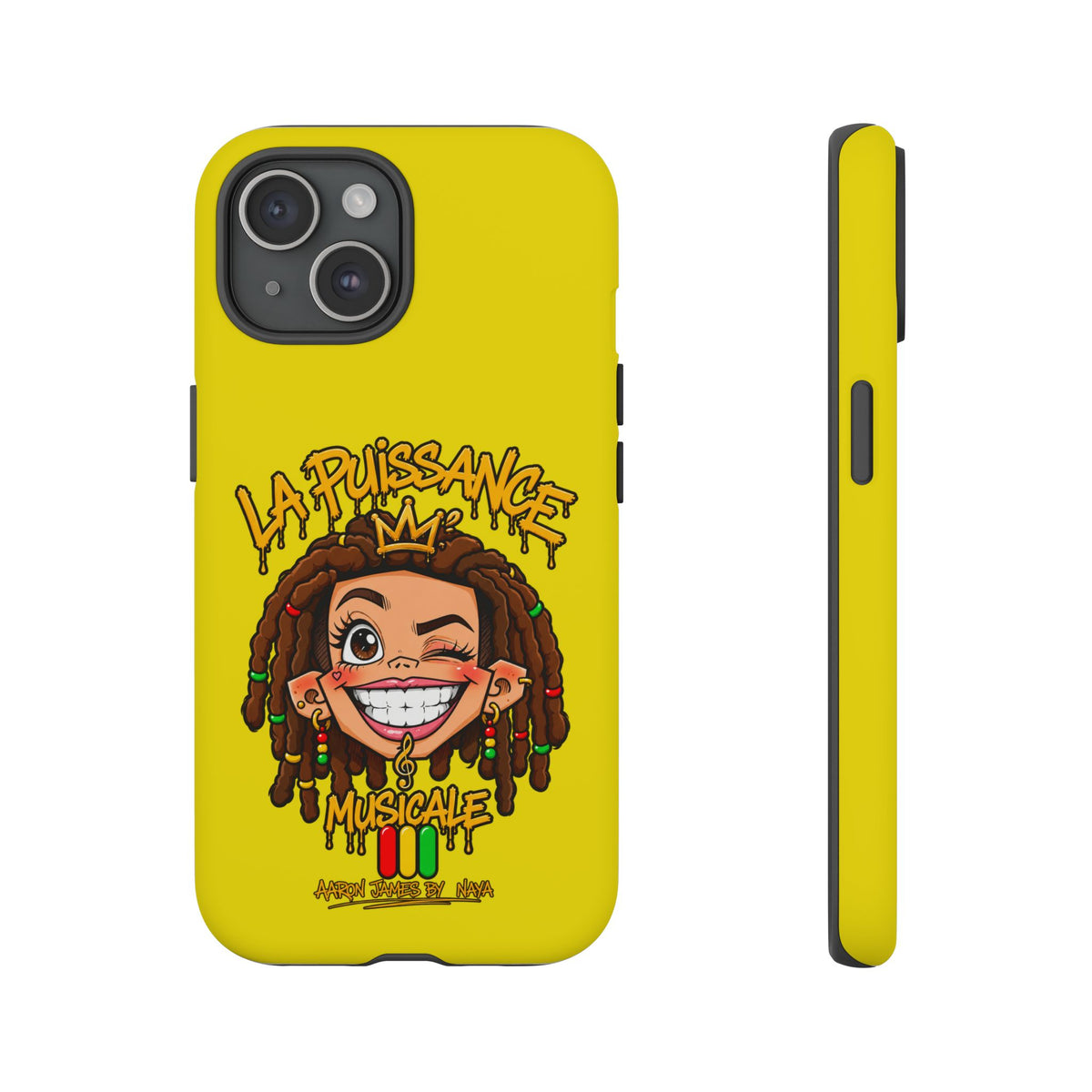 Coque Rasta Queen – Jaune | La Puissance Musicale