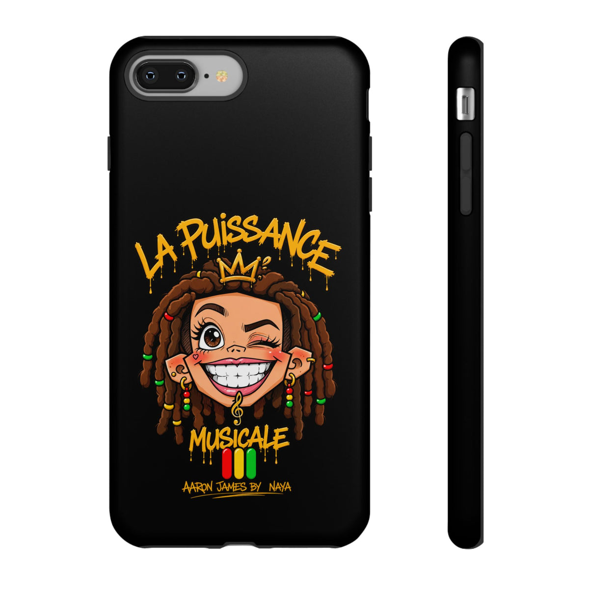 Coque Rasta Queen – Noir | La Puissance Musicale