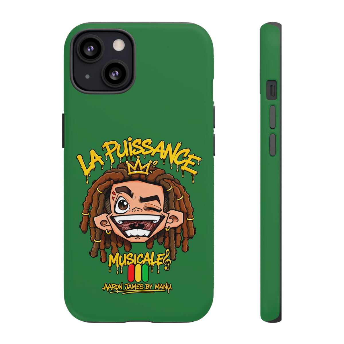 Coque Rasta King – Vert | La Puissance Musicale