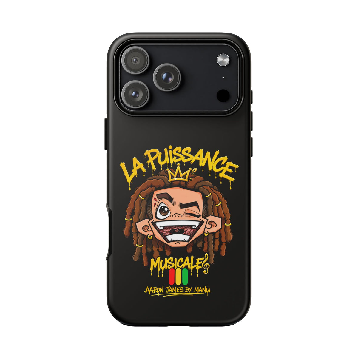 Coque Rasta King – Noir | La Puissance Musicale