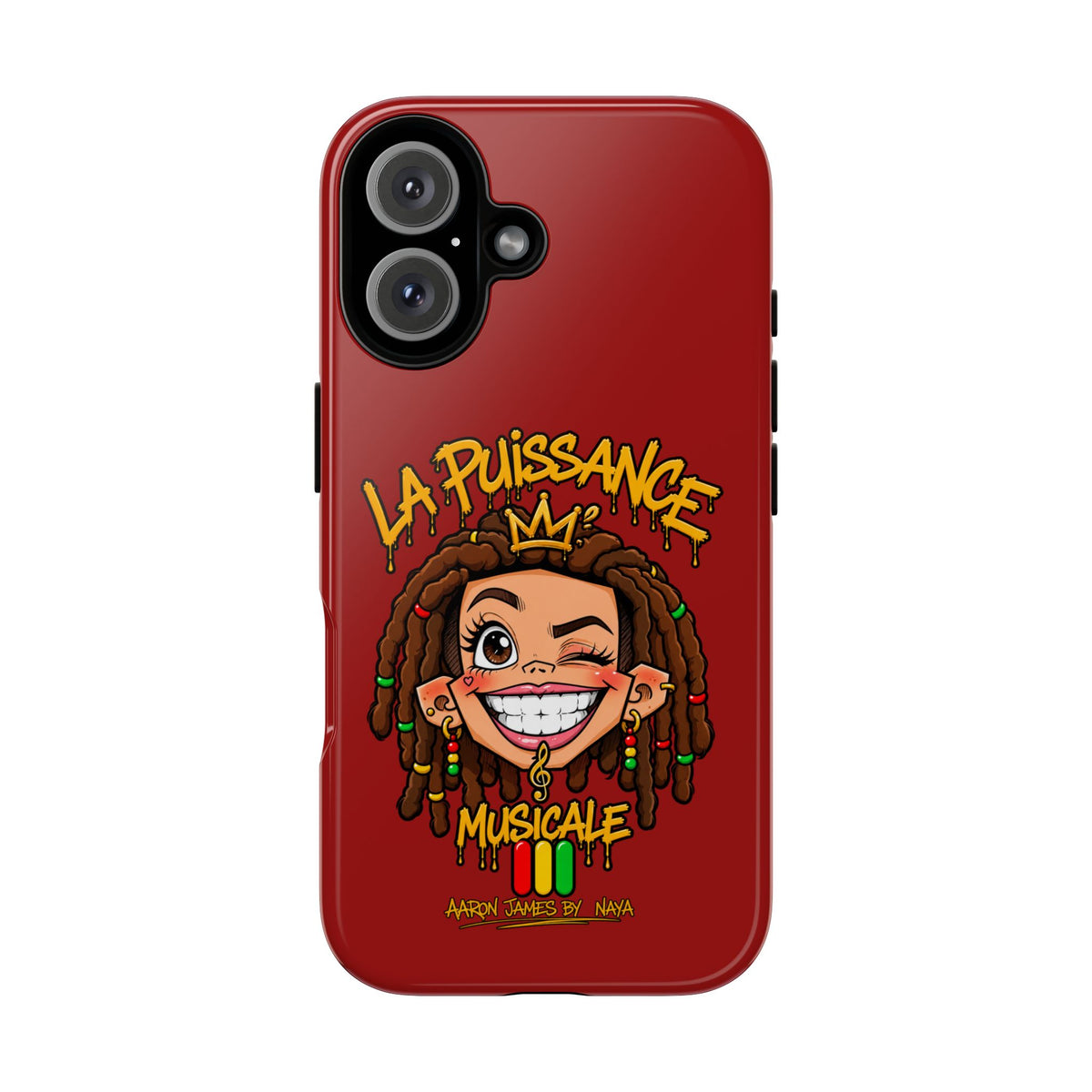 Coque Rasta Queen – Rouge | La Puissance Musicale