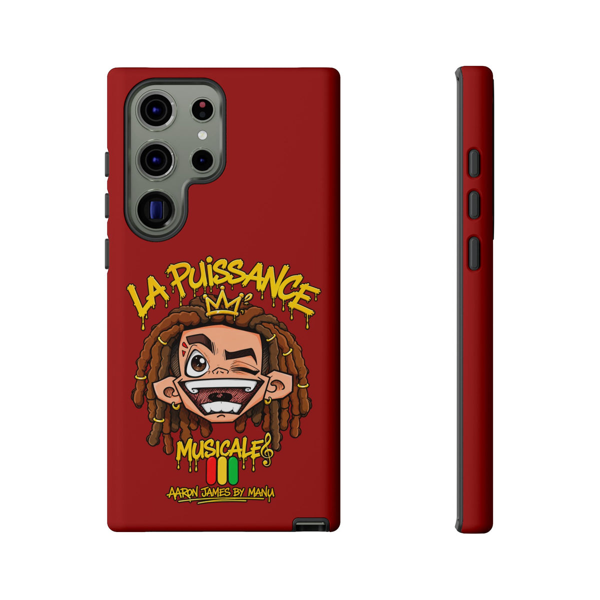 Coque Samsung Rasta King – Rouge | La Puissance Musicale